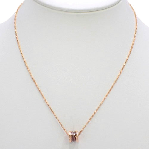 B-zero1 Necklace 353004 (18K Pink Gold, PG, Bronze Ceramic) with Warranty. Accessory. Jewelry. B-zero1