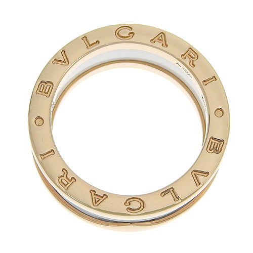 B-zero1 Ring 347021, 18K Pink Gold with PG and White Ceramic, Size 11.5 (51.5), with 2023 Warranty.