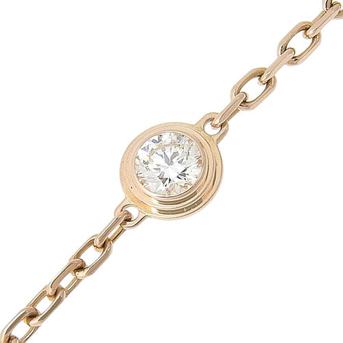D'Amour Bracelet, Small Model, Diamond, Pink Gold (K18PG), Accessory, Jewelry