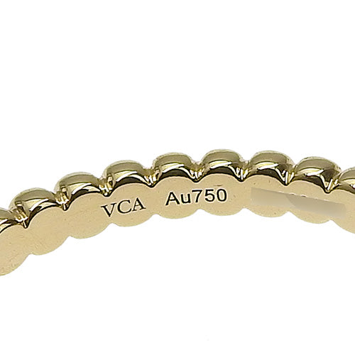 【保証書付】 ぺルレ ゴールドパール リング スモールモデル VCARPJMG00 K18 イエローゴールド YG アクセサリー ジュエリー 15.5(55.5)号