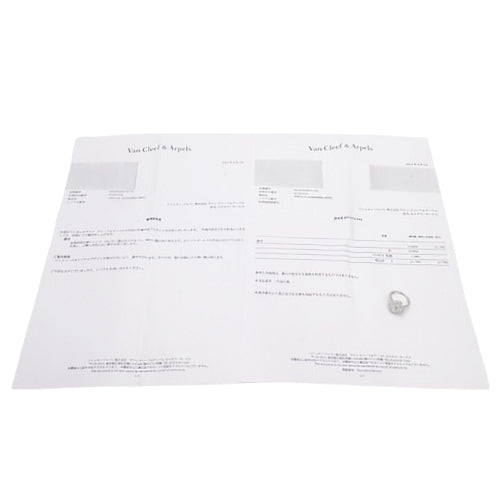 ヴィンテージ アルハンブラ リング ダイヤモンド/マザーオブパール VCARF48900(2024年11月現在現行品) K18 ホワイトゴールド WG アクセサリー ジュエリー マザーオブパール 12(52)号