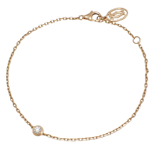 D'Amour Bracelet, Small Model, Diamond, Pink Gold (K18PG), Accessory, Jewelry, 1PD