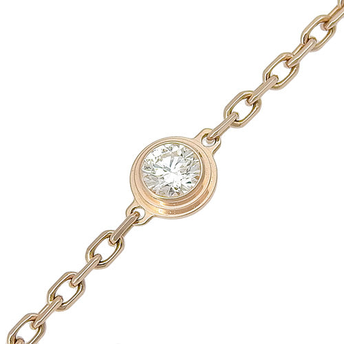 D'Amour Bracelet, Small Model, Diamond, Pink Gold (K18PG), Accessory, Jewelry, 1PD