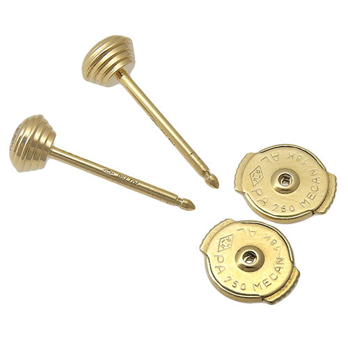 D'Amour Earrings, Diamond, Yellow Gold (K18YG), Accessory, Jewelry