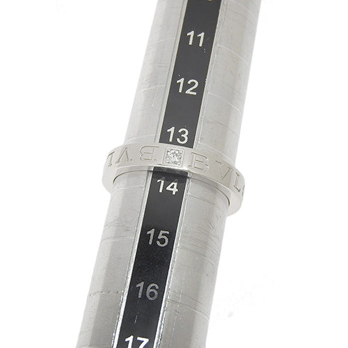 B.zero1 Essential Diamond Band Ring 339992 (current as of November 2024) in 18K White Gold, WG, Accessory, Jewelry, 1PD, B-zero1, Size 13.5 (53.5)