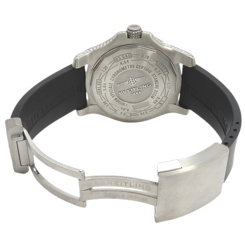 E1731063/BD12 Avenger Blackbird Ti/Rubber Automatic Black Limited Edition of 100 Worldwide Diamond Bezel