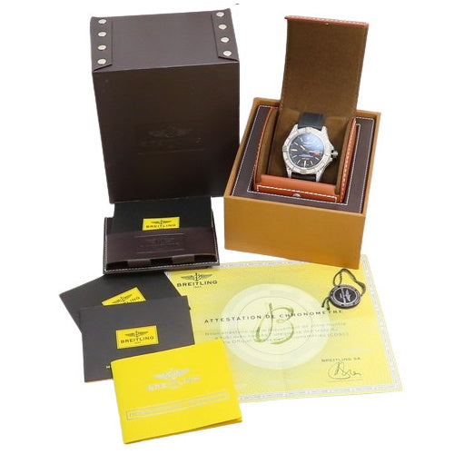 E1731063/BD12 Avenger Blackbird Ti/Rubber Automatic Black Limited Edition of 100 Worldwide Diamond Bezel