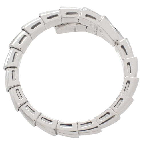 Serpenti Viper Ring 358650 K18 White Gold WG Accessories Jewelry Sizes 20 (40) and up