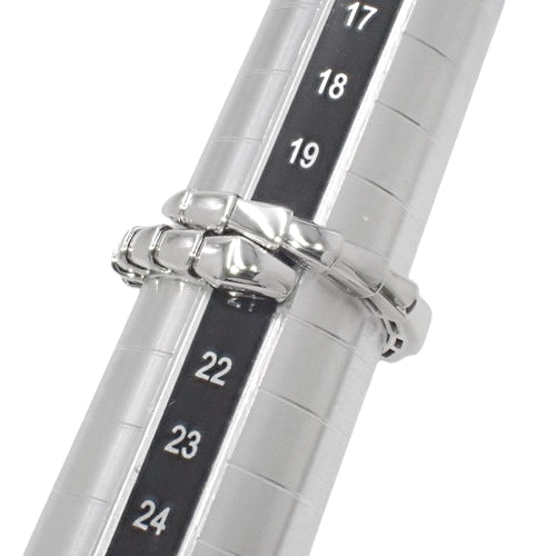 Serpenti Viper Ring 358650 K18 White Gold WG Accessories Jewelry Sizes 20 (40) and up