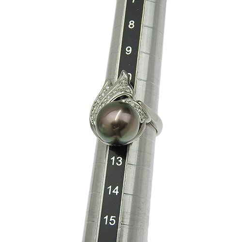 黑蝴蝶钻石戒指 D0.19 Pt900铂金