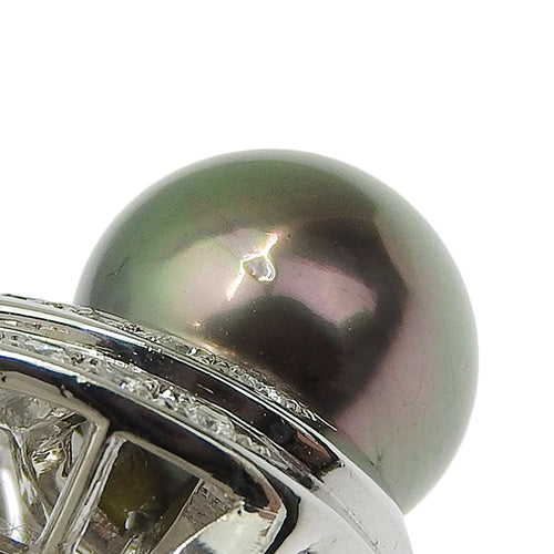 黑蝴蝶钻石戒指 D0.19 Pt900铂金