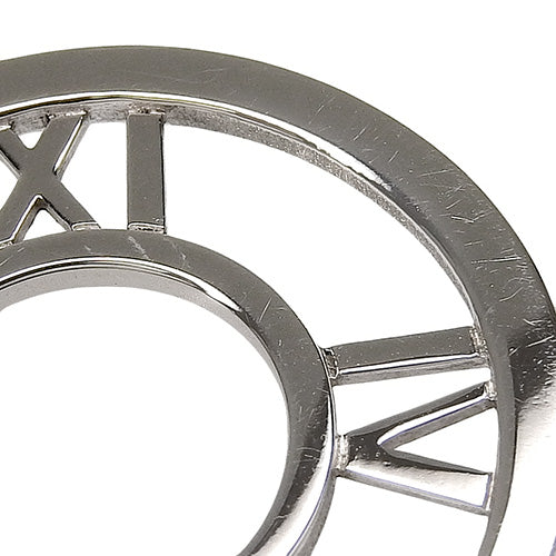 Atlas Circle Necklace, White Gold (K18WG), Accessory, Jewelry, Pendant