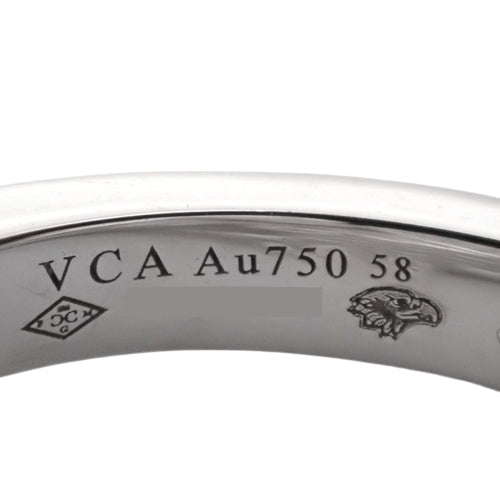 【2024年保証書付】 フリヴォル アントレ レ ドア リング ダイヤモンド VCARB67558 K18 ホワイトゴールド WG アクセサリー ジュエリー フラワー 花 ダイヤ 18(58)号