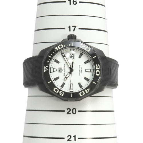 【保証書付】アクアレーサー WAY108A.FT6141 チタン クオーツ ホワイト ブラック