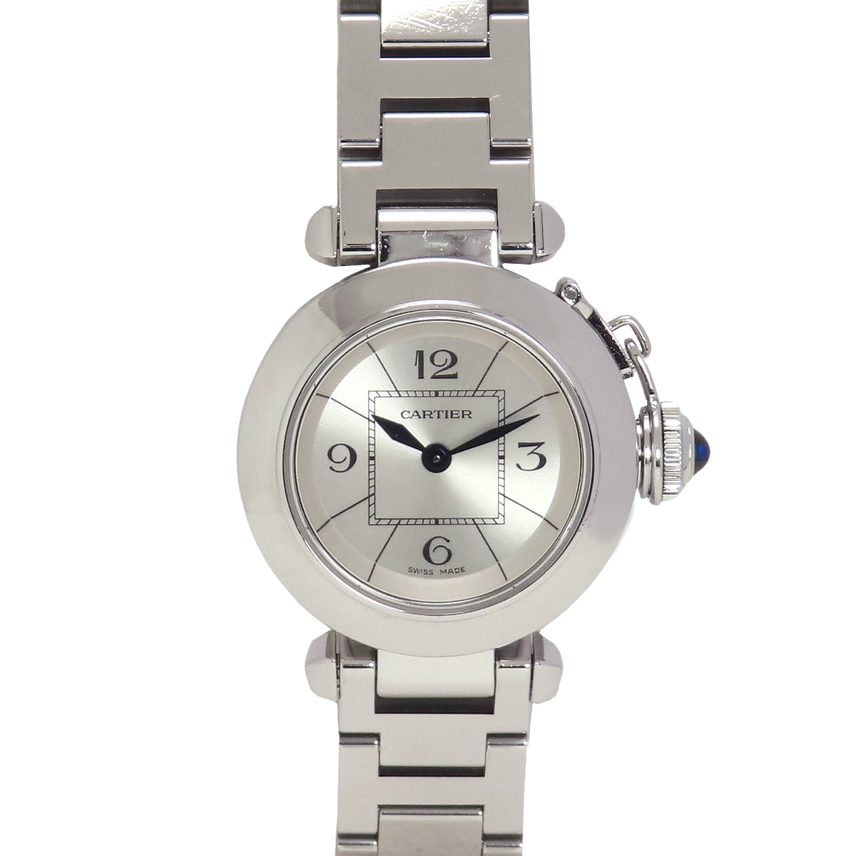 【保証書付】ミス パシャ W3140007 ステンレススチール SS クオーツ 2010年7月購入 シルバー シルバー