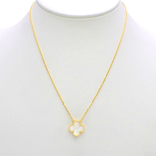 Vintage Alhambra Pendant, Mother-of-Pearl, Yellow Gold (K18YG), Jewelry, Accessory, Mother of Pearl