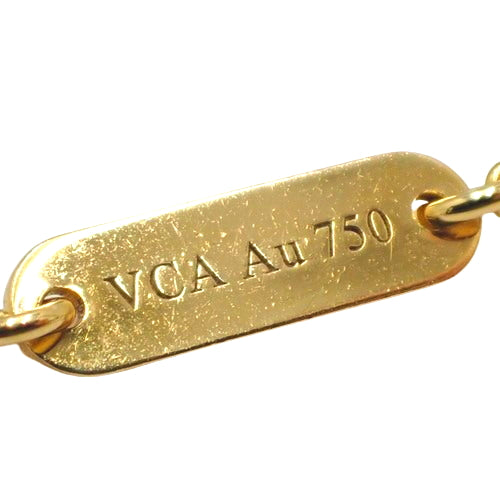 Vintage Alhambra Pendant, Mother-of-Pearl, Yellow Gold (K18YG), Jewelry, Accessory, Mother of Pearl