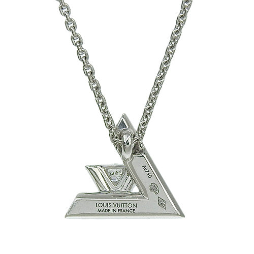 ペンダント LV ヴォルト ワン PM ダイヤモンド ホワイトゴールド K18WG アクセサリー ジュエリー 1PD