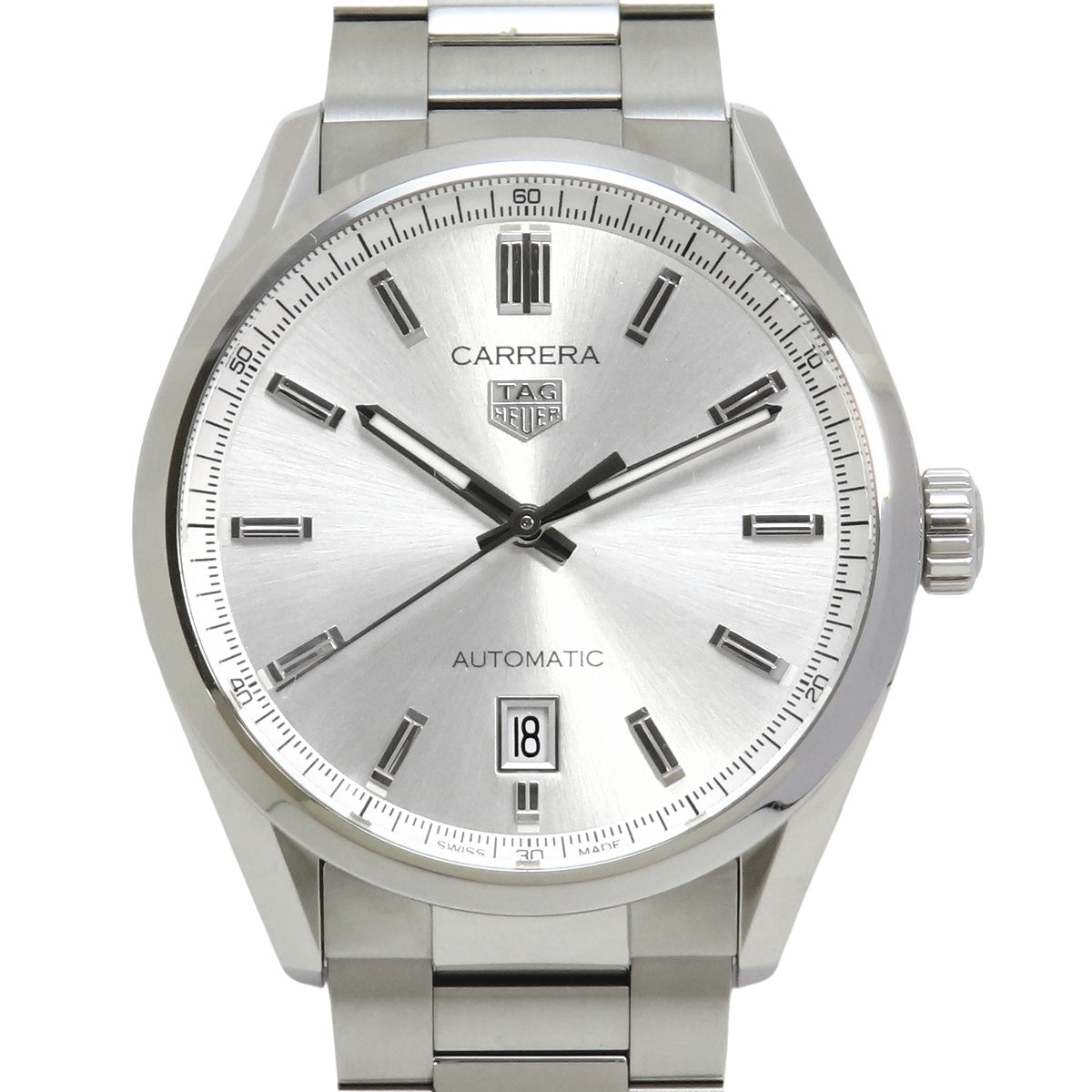 WBN2111.BA0639 カレラ デイト ステンレススチール SS 自動巻き シルバー キャリバー5