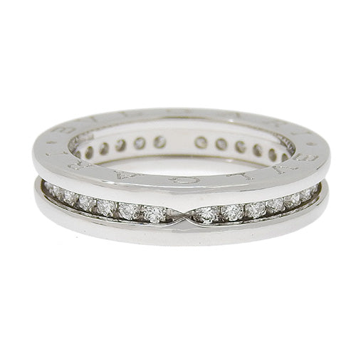 18K 白金 B-zero1 XS 钻石戒指(WG)