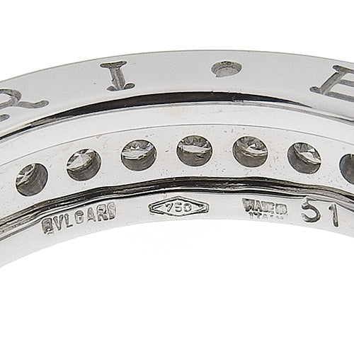 18K 白金 B-zero1 XS 钻石戒指(WG)