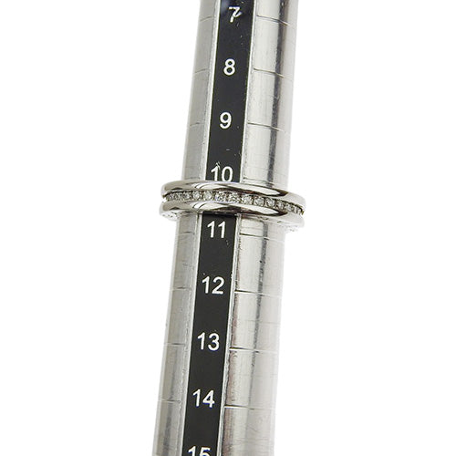 18K 白金 B-zero1 XS 钻石戒指(WG)