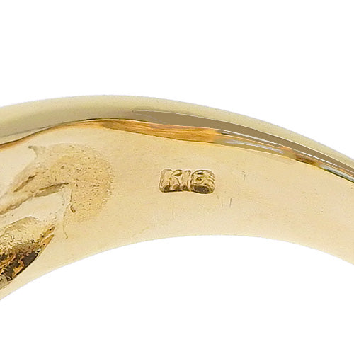 Aquamarine and Diamond Ring /D0.04 K18 Yellow Gold YG