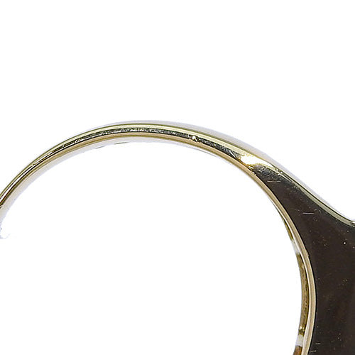 Aquamarine and Diamond Ring /D0.04 K18 Yellow Gold YG