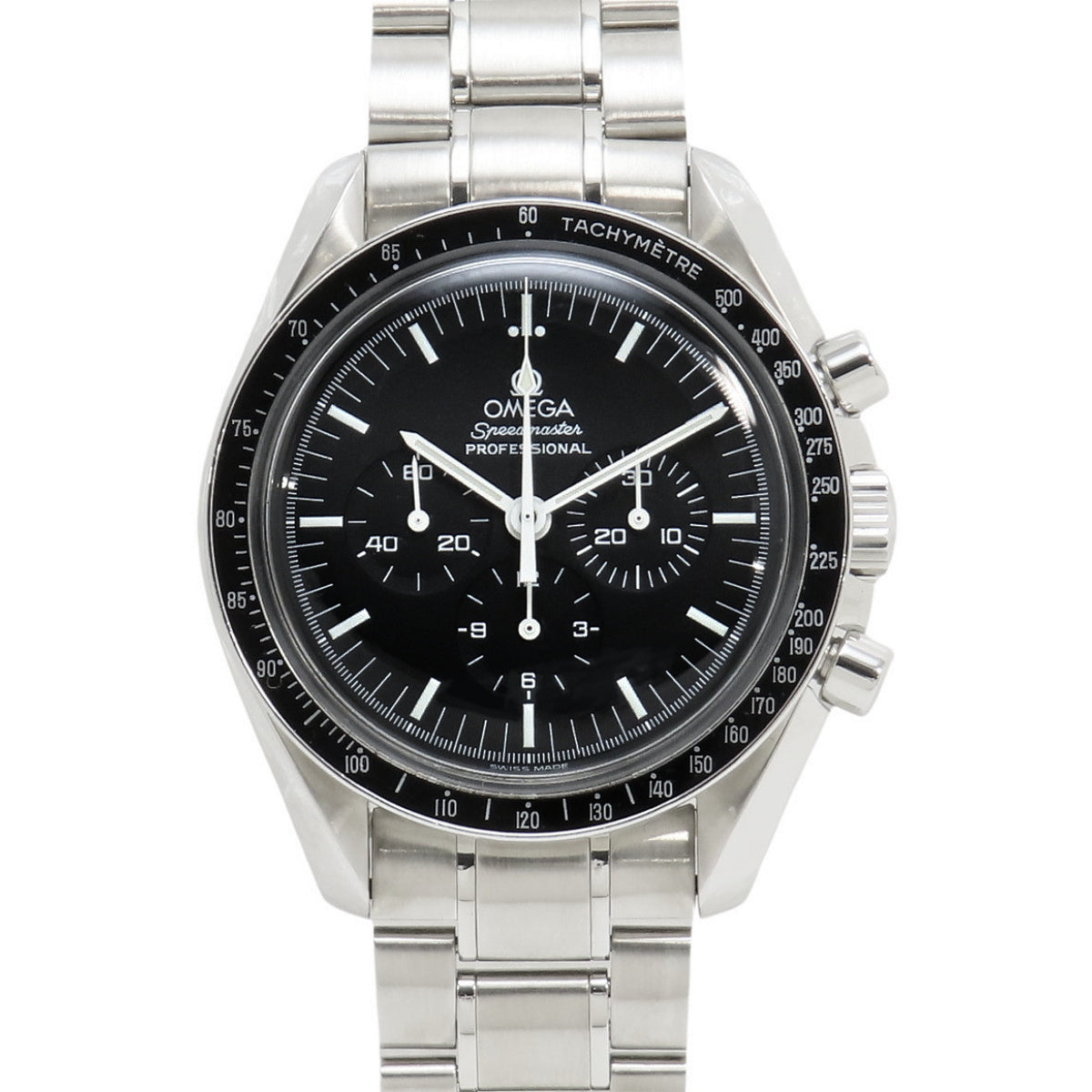 3571.50 Speedmaster Professional Stainless Steel SS Hand-Wound Black Galaxy Express 999 Model