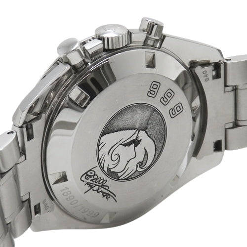 3571.50 Speedmaster Professional Stainless Steel SS Hand-Wound Black Galaxy Express 999 Model