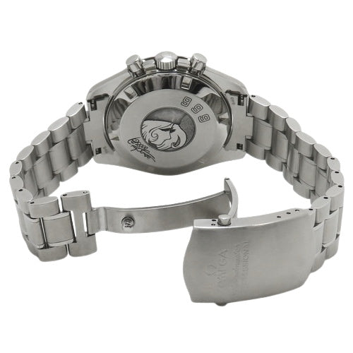 3571.50 Speedmaster Professional Stainless Steel SS Hand-Wound Black Galaxy Express 999 Model