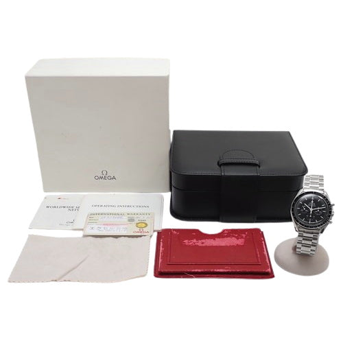 3571.50 Speedmaster Professional Stainless Steel SS Hand-Wound Black Galaxy Express 999 Model