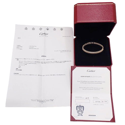Crash de Cartier Bracelet MM, Pink Gold (K18PG), Accessory, Jewelry
