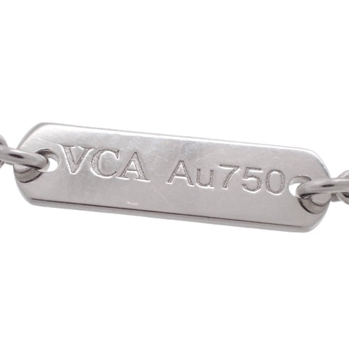 【保証書付】 ヴィンテージ アルハンブラ ペンダント マザーオブパール VCARF48700 K18 ホワイトゴールド WG ジュエリー アクセサリー