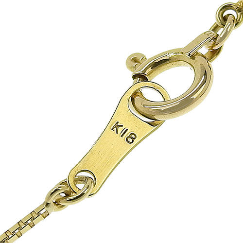 坦桑石和钻石项链 TZ1.65/D0.45 K18 黄金 YG