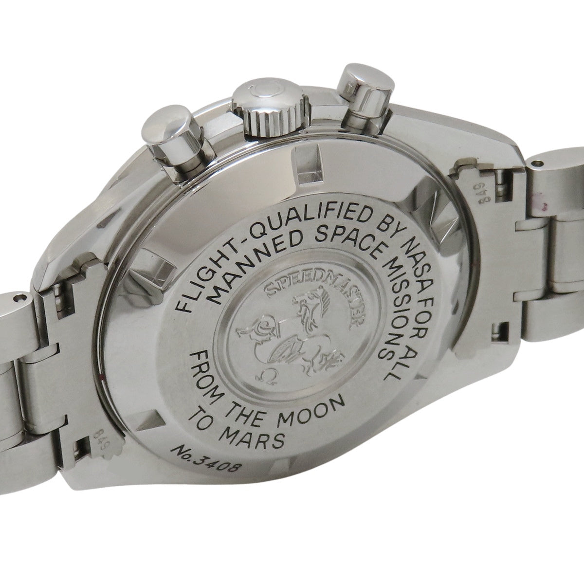 スピードマスター フロムザムーントゥマーズ 3577.50.00 SS ブラック 手巻き メンズ