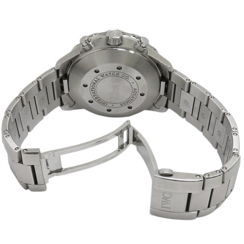 IW376708 アクアタイマー クロノグラフ SS 自動巻き ブラック