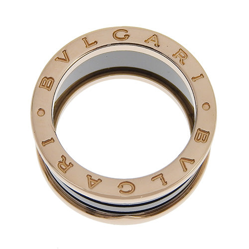 B-zero1 Ring, 18K Pink Gold, PG, Ceramic