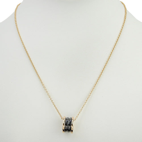 B-zero1 Necklace 346083, 18K Pink Gold, PG, and Ceramic, with Warranty. Accessory. Jewelry. B-zero1