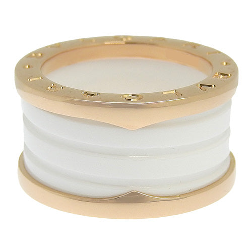 B-zero1 18K 玫瑰金和 PG 白色陶瓷戒指