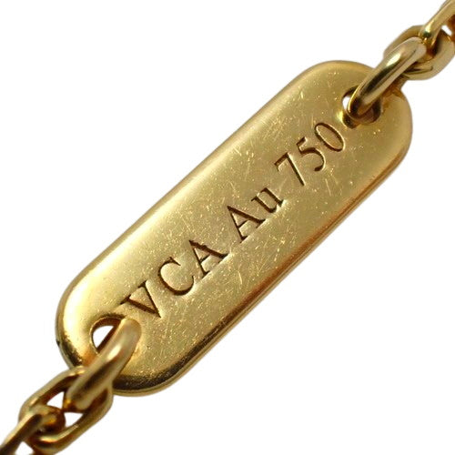 Vintage Alhambra Pendant, Malachite, Yellow Gold (K18YG), Accessory, Jewelry, Malachite