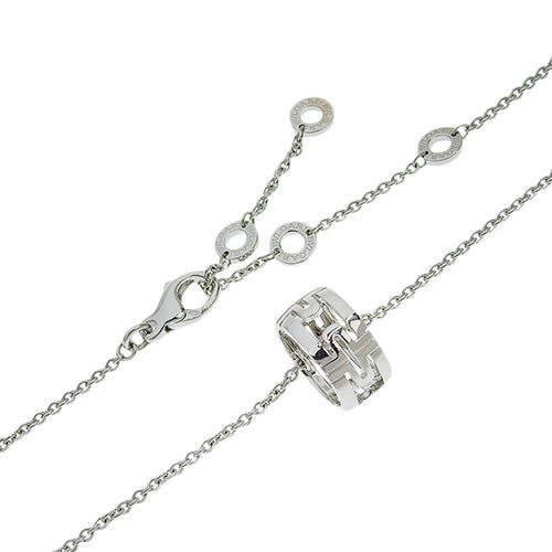 Parentesi Necklace K18 White Gold WG Accessories Jewelry Pendant