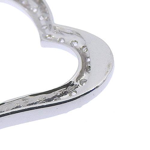 钻石心形项链 D0.51 K18 白金 WG