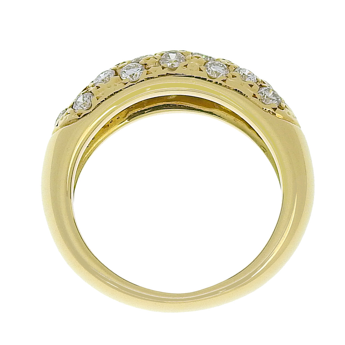 ダイヤモンド リング D0.50 K18 イエローゴールド YG