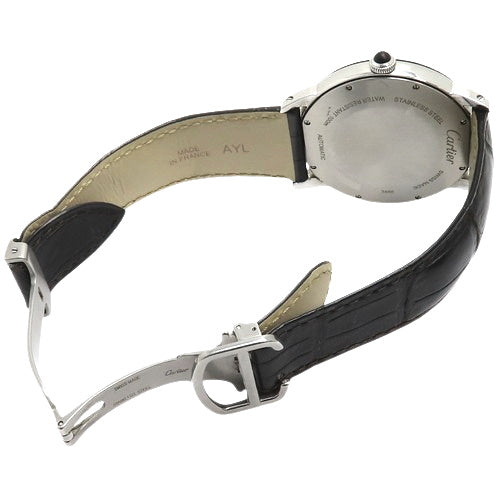 WSRN0002 Ronde Croisière SS/Leather Automatic White