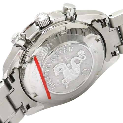 3220.50 Speedmaster Day-Date Stainless Steel SS Automatic Black