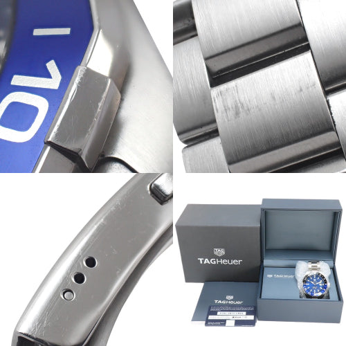 【保証書付】 WAY201T アクアレーサー キャリバー7 GMT SS 自動巻き ブルー