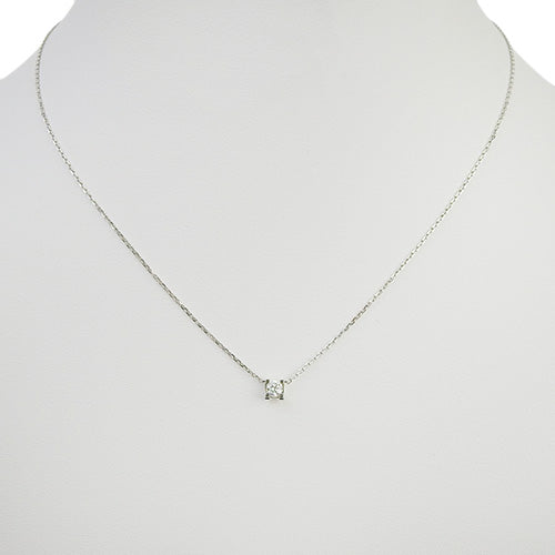 C de Cartier 钻石项链 D0.18 K18 白金 WG