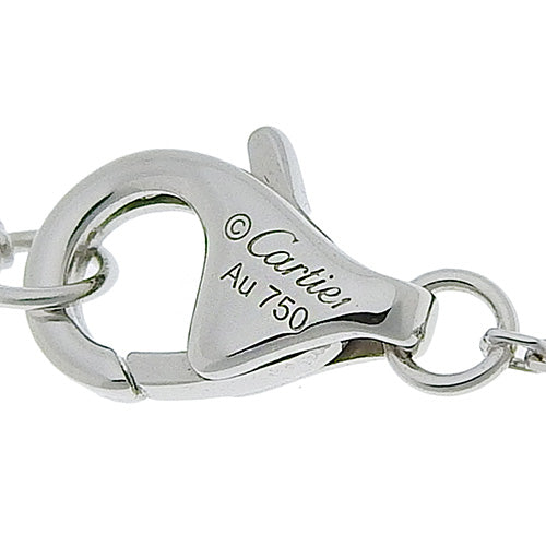 C de Cartier 钻石项链 D0.18 K18 白金 WG