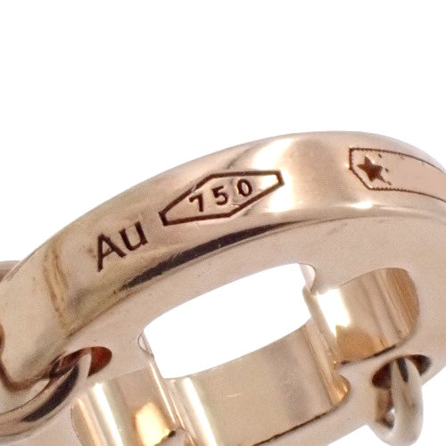 Fiorever 项链 钻石/红宝石 K18 粉红金 PG 花朵图案